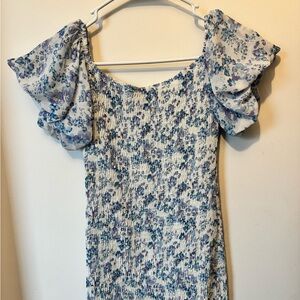 Floral Puff Sleeve Dress
